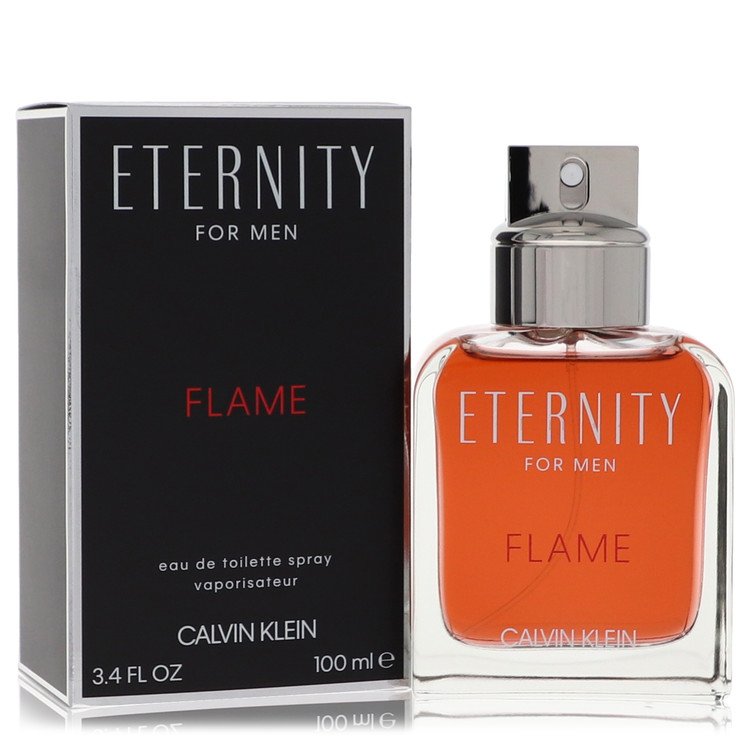 Eternity Flame by Calvin Klein Eau De Toilette Spray 3.4 oz Eternity Flame by Calvin Klein Eau De Toilette Spray 3.4 oz